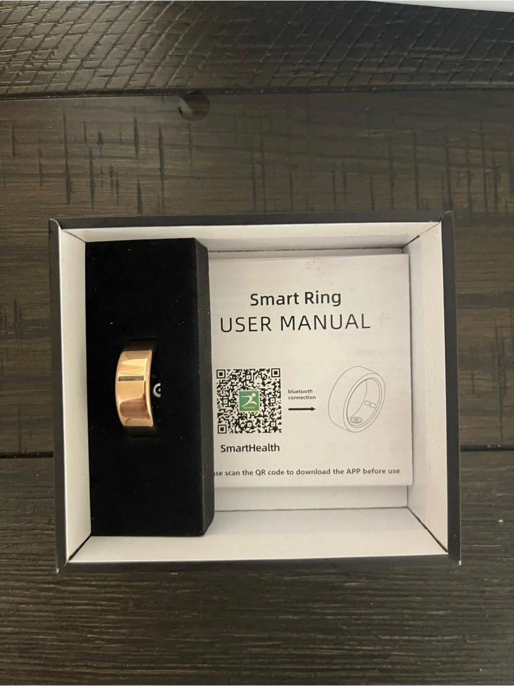 Biemha SIZE 8-Smart Health & Fitness Ring - Rose Gold